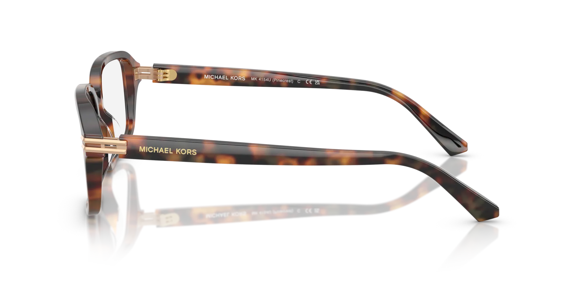 Michael Kors MK4154U PINECREST 3904 Montature da vista Acetato Tartaruga Geometrica Normale - immagine 4