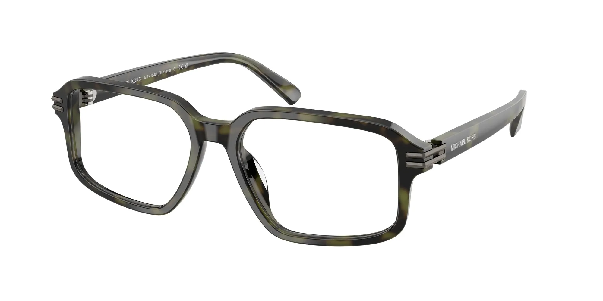 Michael Kors MK4154U PINECREST 3705 Montature da vista Acetato Verde Geometrica Normale - immagine 1