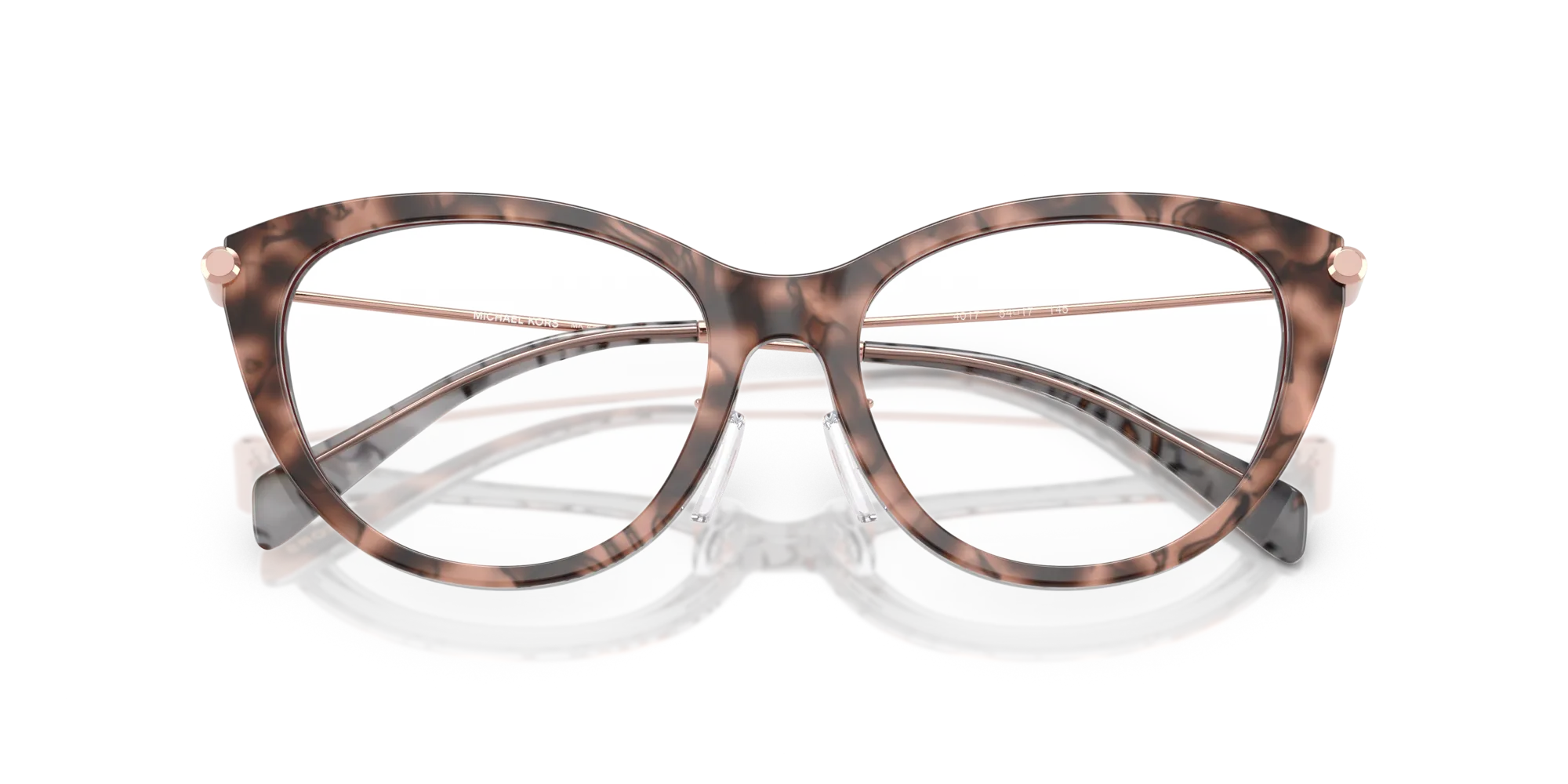 Michael Kors MK4153D YANGTZE 4017 Montature da vista Acetato Tartaruga Cat Eye Normale - immagine 2