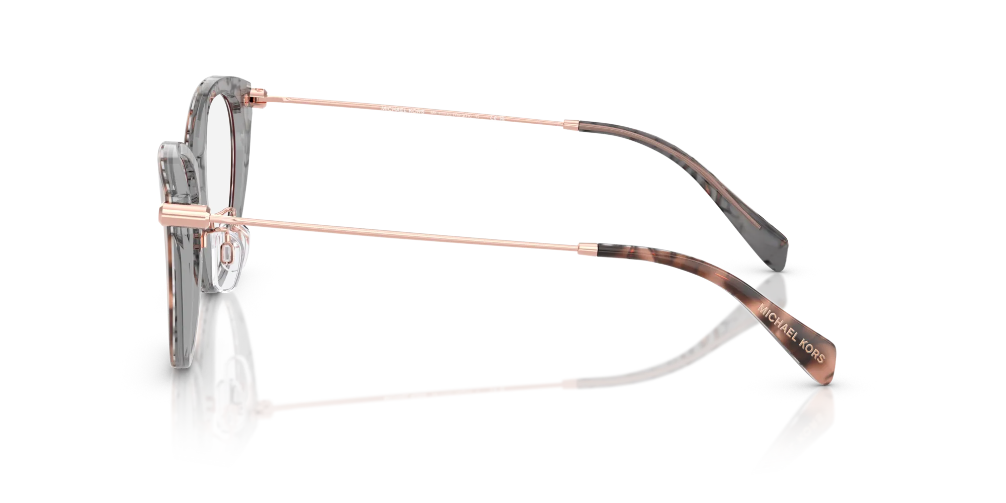 Michael Kors MK4153D YANGTZE 4017 Montature da vista Acetato Tartaruga Cat Eye Normale - immagine 4