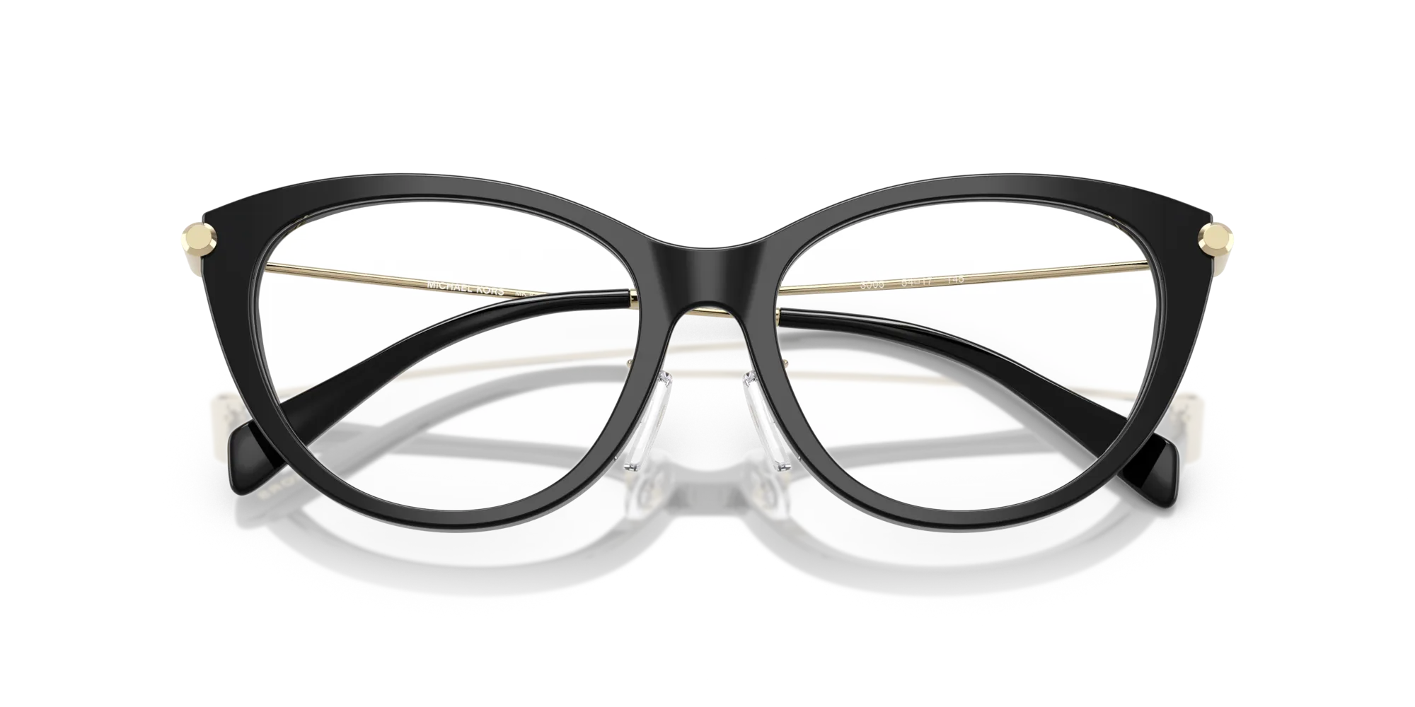 Michael Kors MK4153D YANGTZE 3005 Montature da vista Acetato Nero Cat Eye Normale - immagine 2