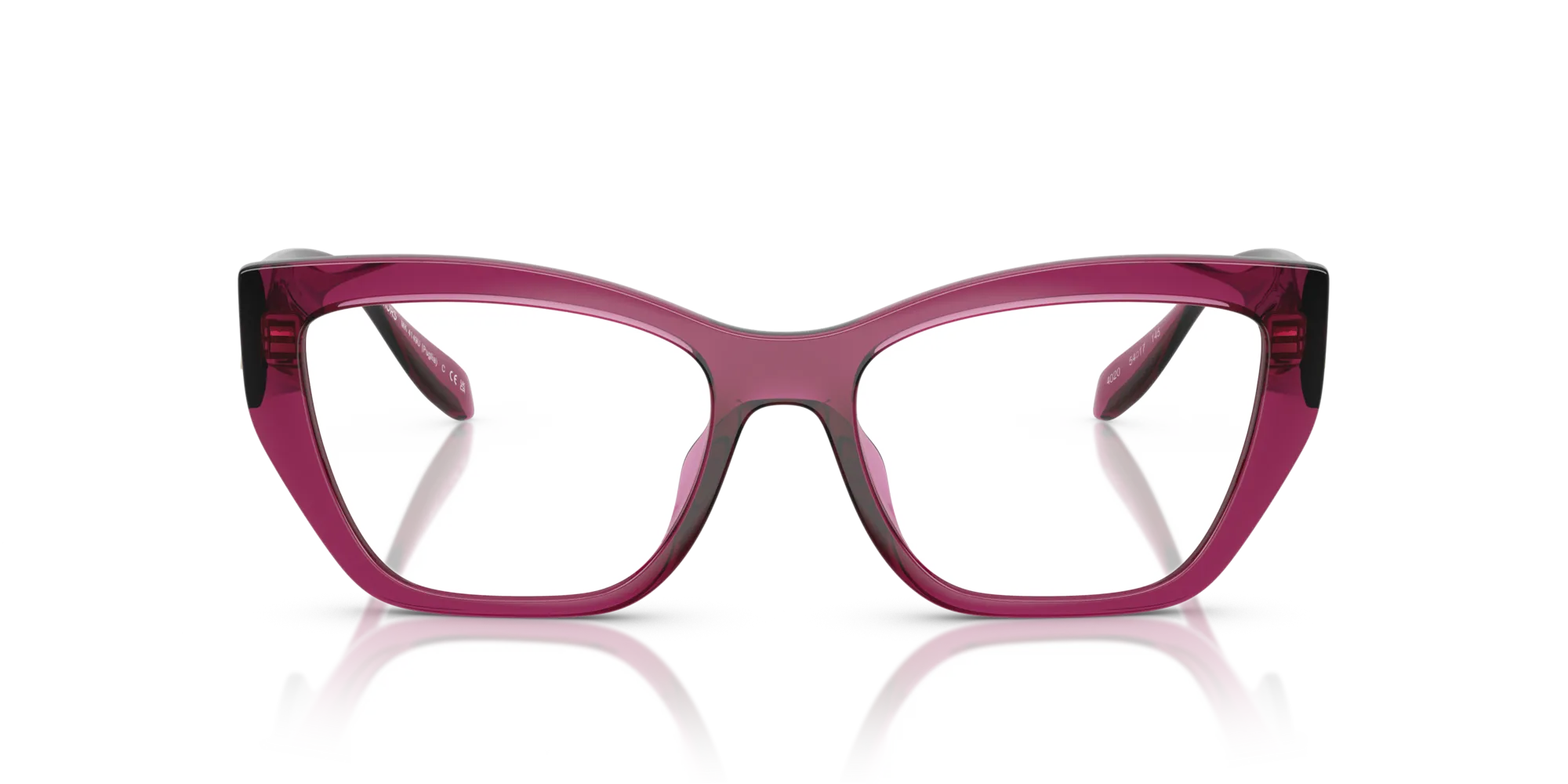 Michael Kors MK4149U PUGLIA 4020 Montature da vista Iniettato Rosa Squadrata Normale - immagine 3