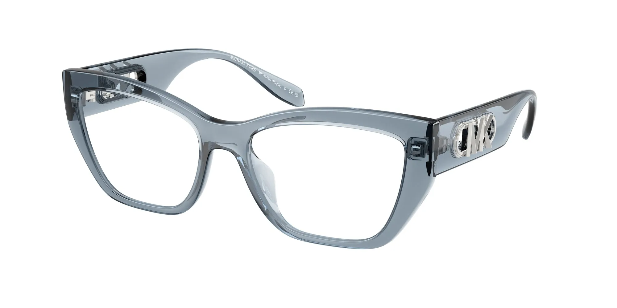 Michael Kors MK4149U PUGLIA 4014 Montature da vista Iniettato Blu Squadrata Normale - immagine 1