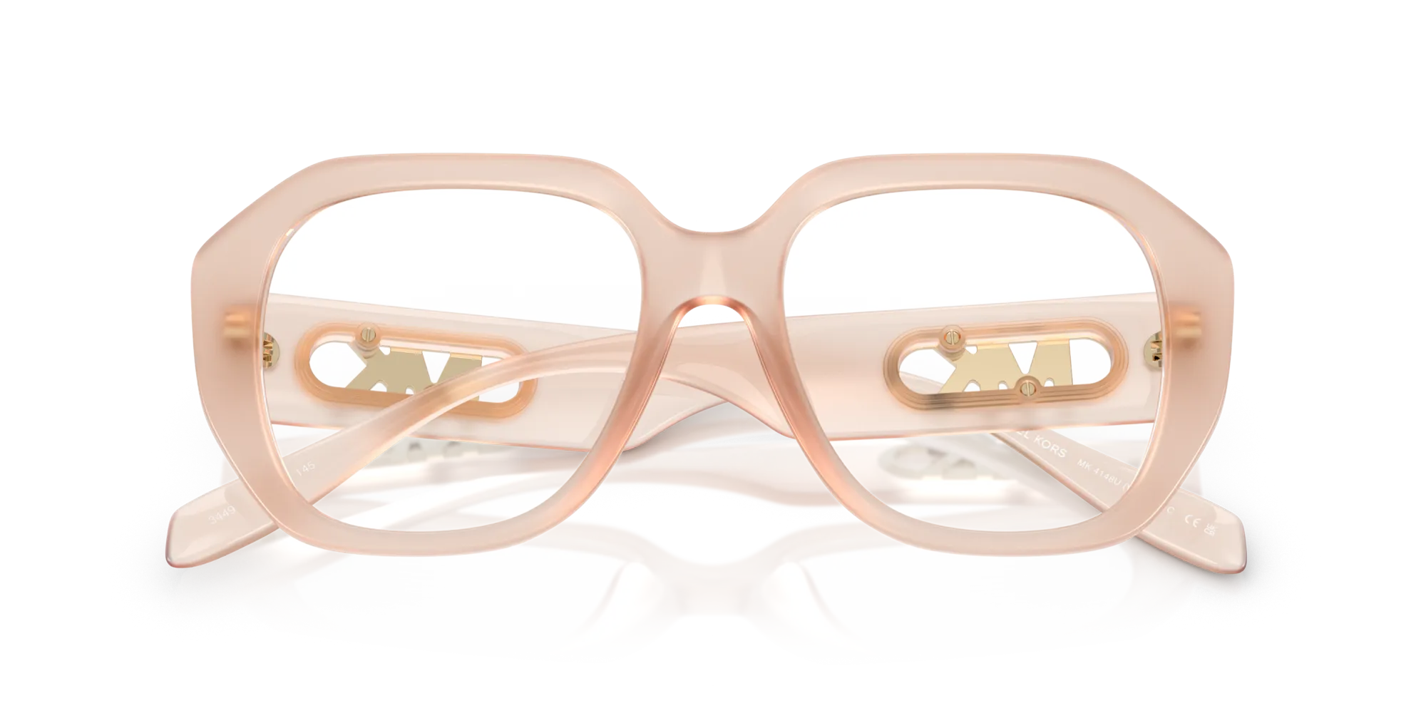 Michael Kors MK4148U VALLETTA 3449 Montature da vista Iniettato Bianco Geometrica Normale - immagine 2