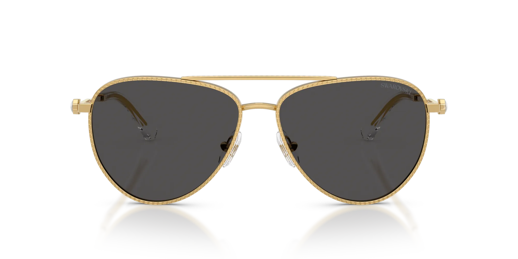Swarovski SK7031 400487 Occhiali da sole Metallo Oro Grigio Pilot Normale - immagine 3