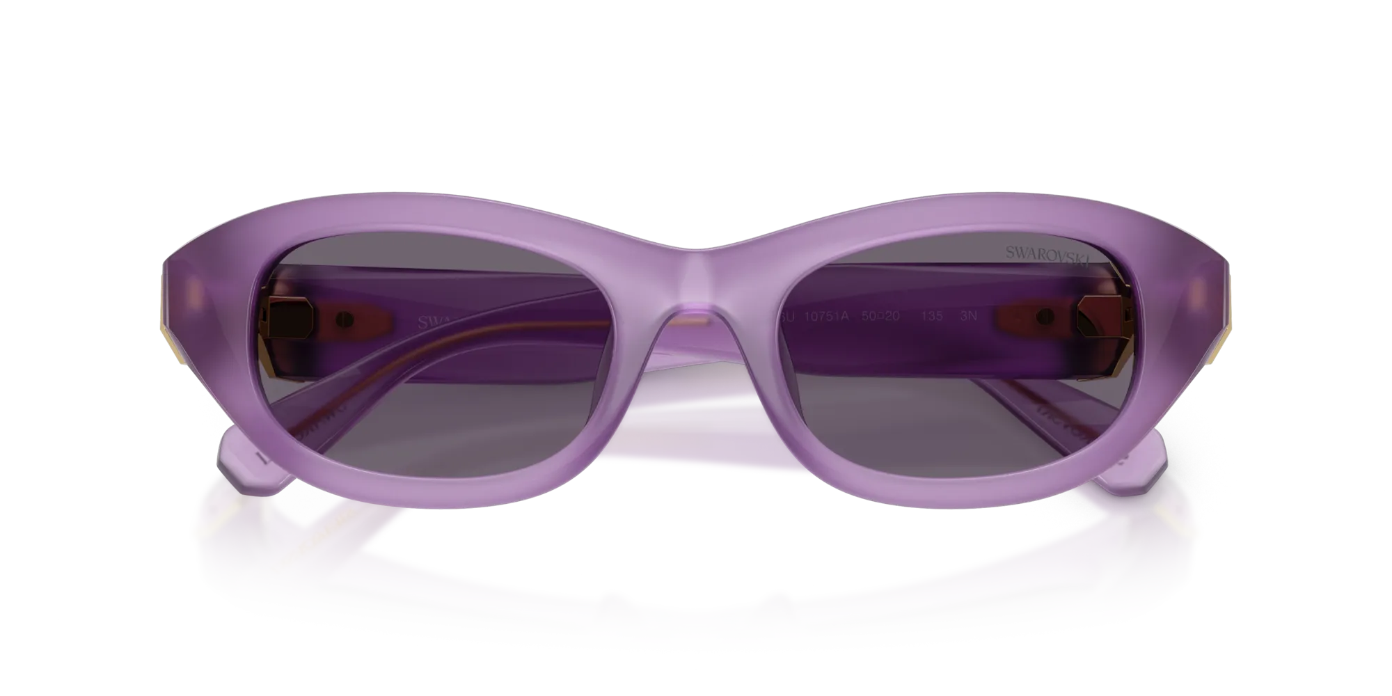Swarovski SK6036U 10751A Occhiali da sole Acetato Viola Viola Pillow Normale - immagine 2