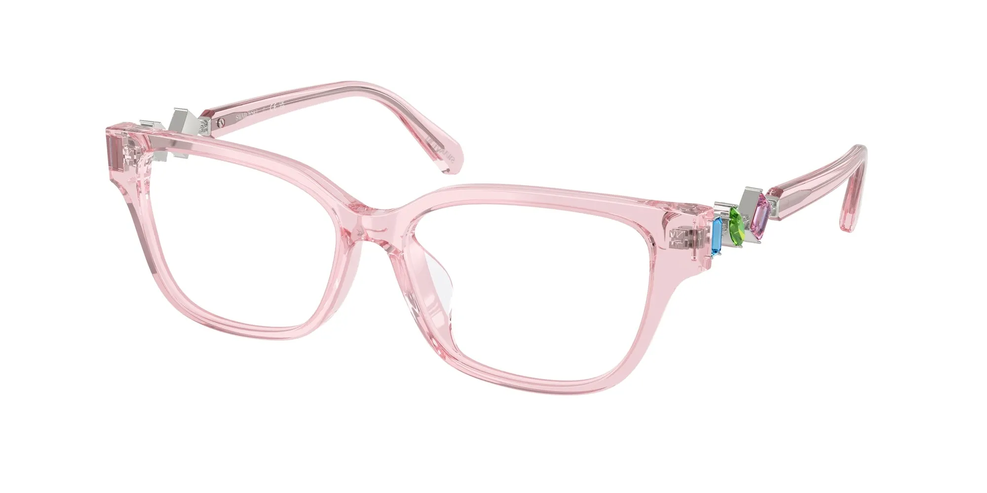 Swarovski SK2049D 3001 Montature da vista Acetato Rosa Pillow Normale - immagine 1
