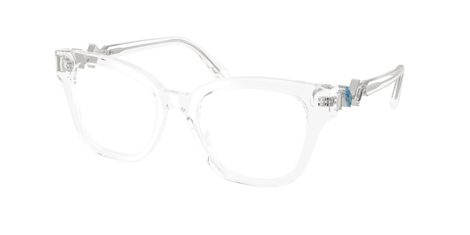 Swarovski SK2048 1027 Montature da vista Acetato Trasparente Squadrata Normale - immagine 1