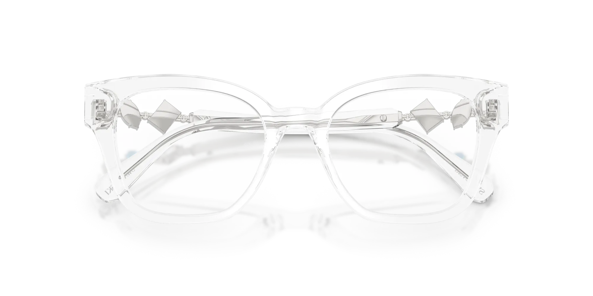 Swarovski SK2048 1027 Montature da vista Acetato Trasparente Squadrata Normale - immagine 2