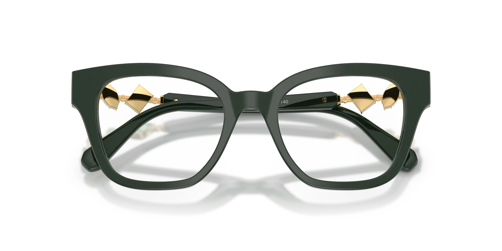 Swarovski SK2048 1026 Montature da vista Acetato Verde Squadrata Normale - immagine 2
