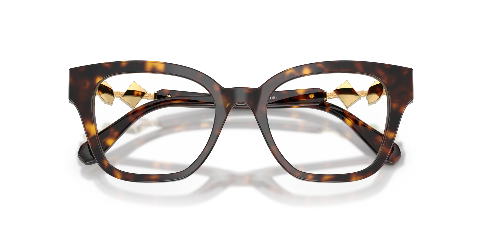 Swarovski SK2048 1002 Montature da vista Acetato Tartaruga Squadrata Normale - immagine 2