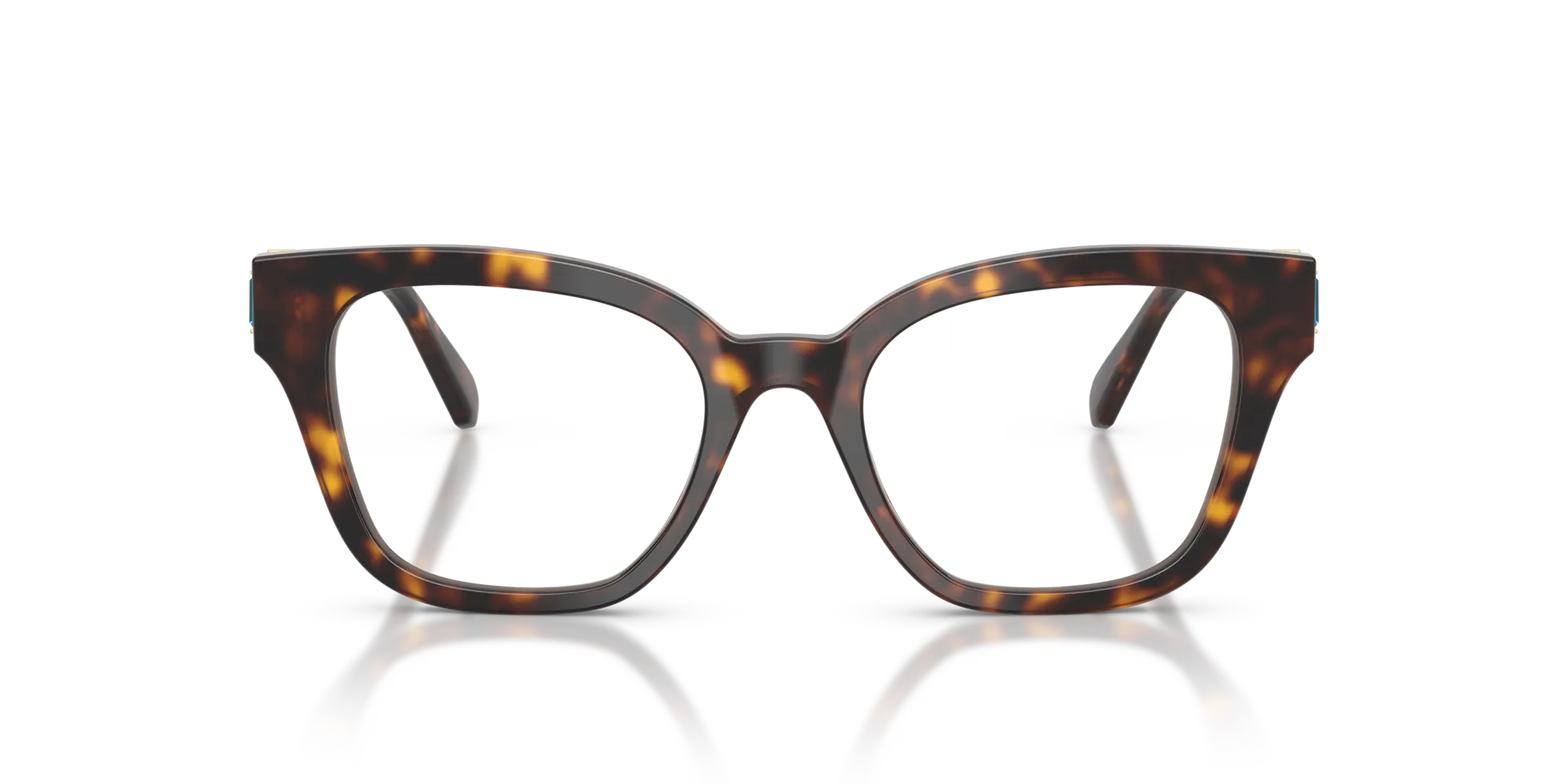 Swarovski SK2048 1002 Montature da vista Acetato Tartaruga Squadrata Normale - immagine 3