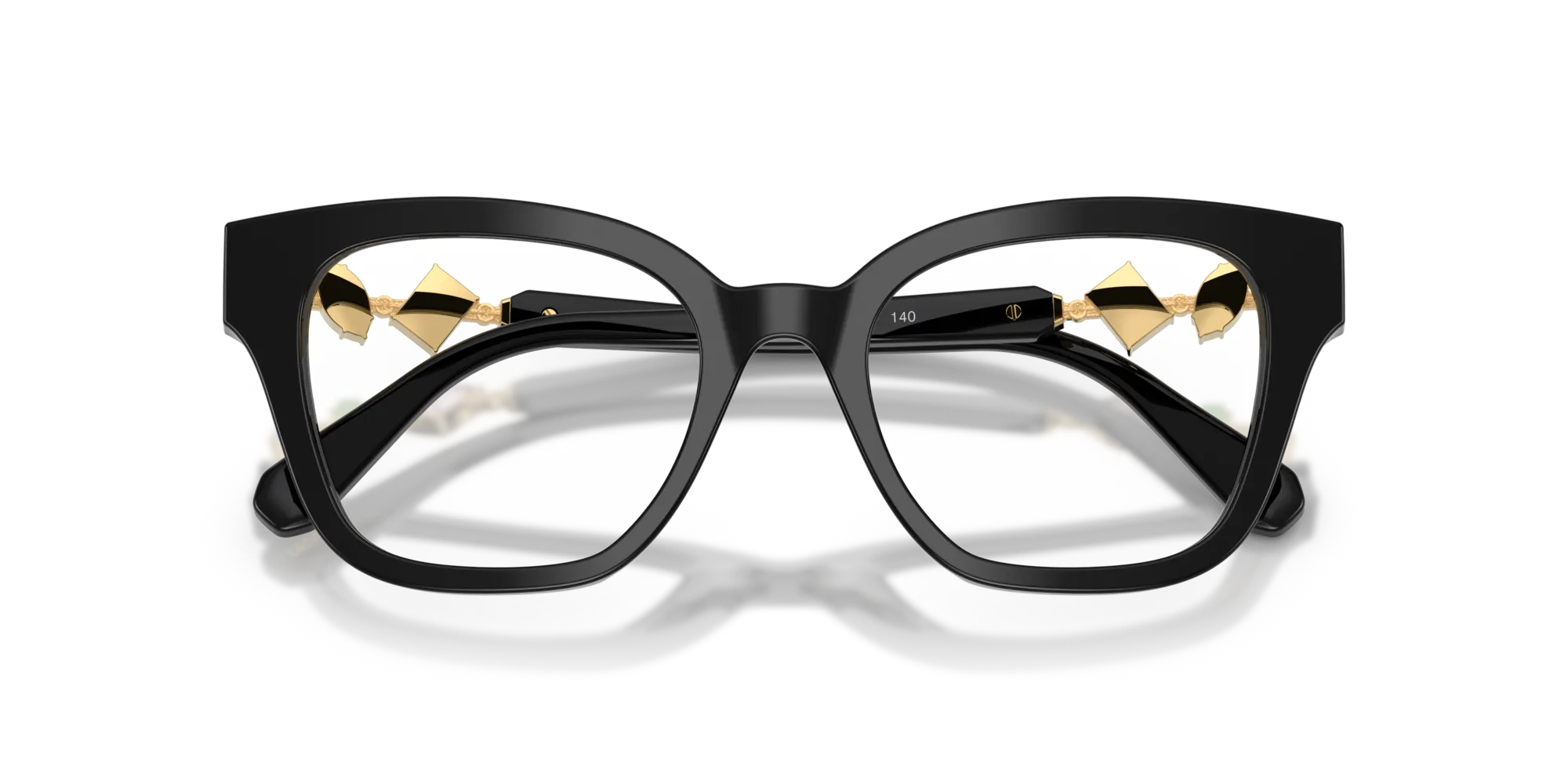 Swarovski SK2048 1001 Montature da vista Acetato Nero Squadrata Normale - immagine 2