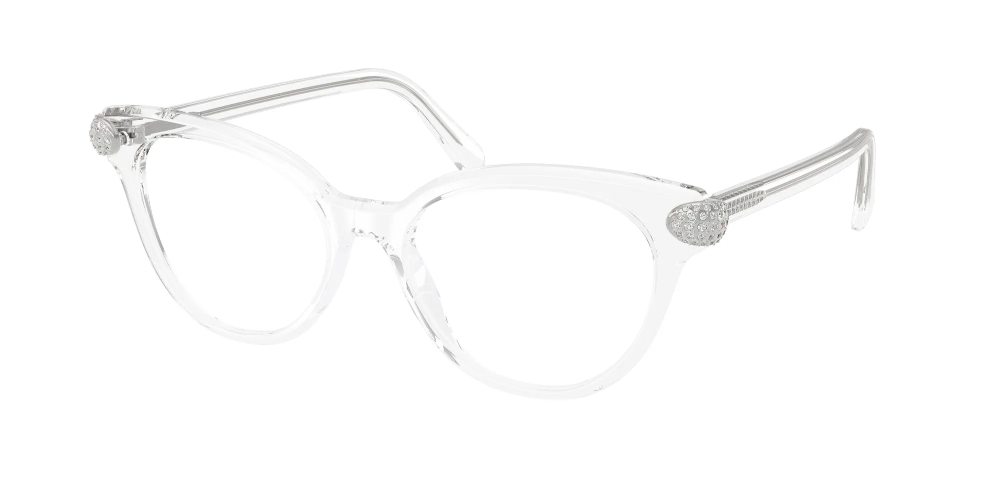 Swarovski SK2046 1027 Montature da vista Acetato Trasparente Pantos Normale - immagine 1