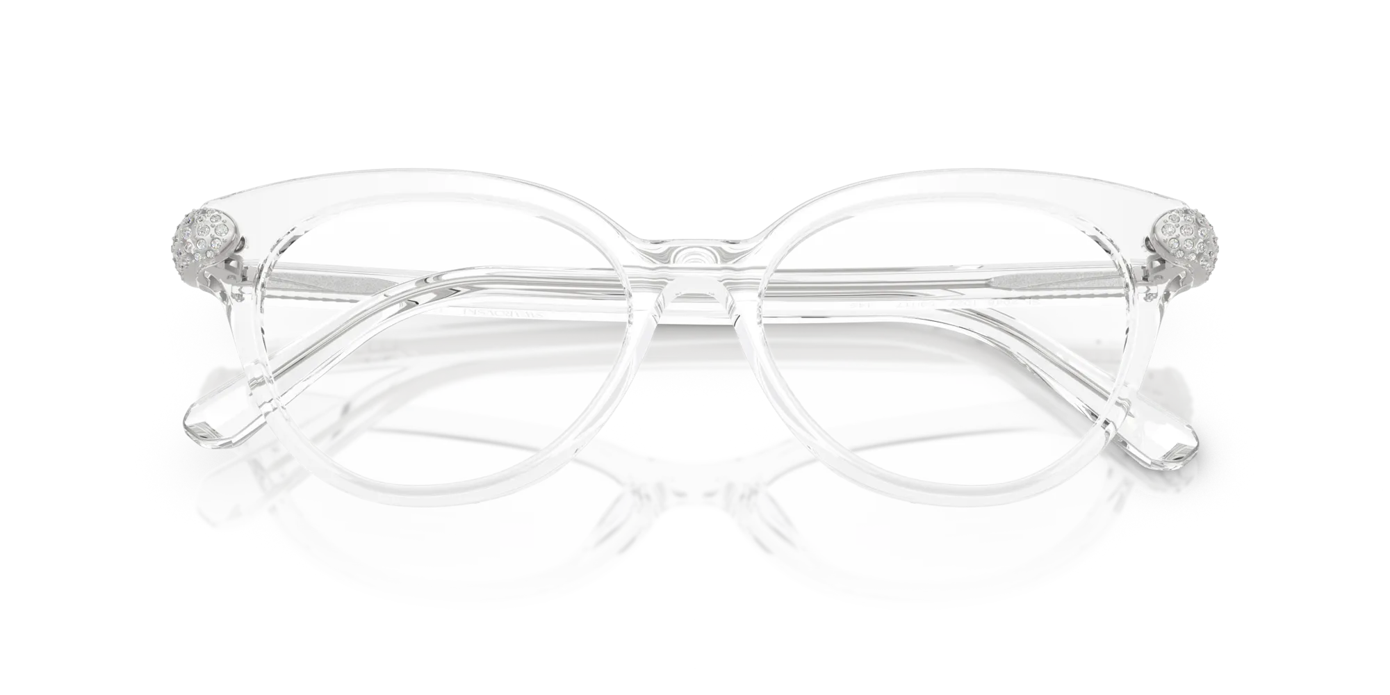Swarovski SK2046 1027 Montature da vista Acetato Trasparente Pantos Normale - immagine 2