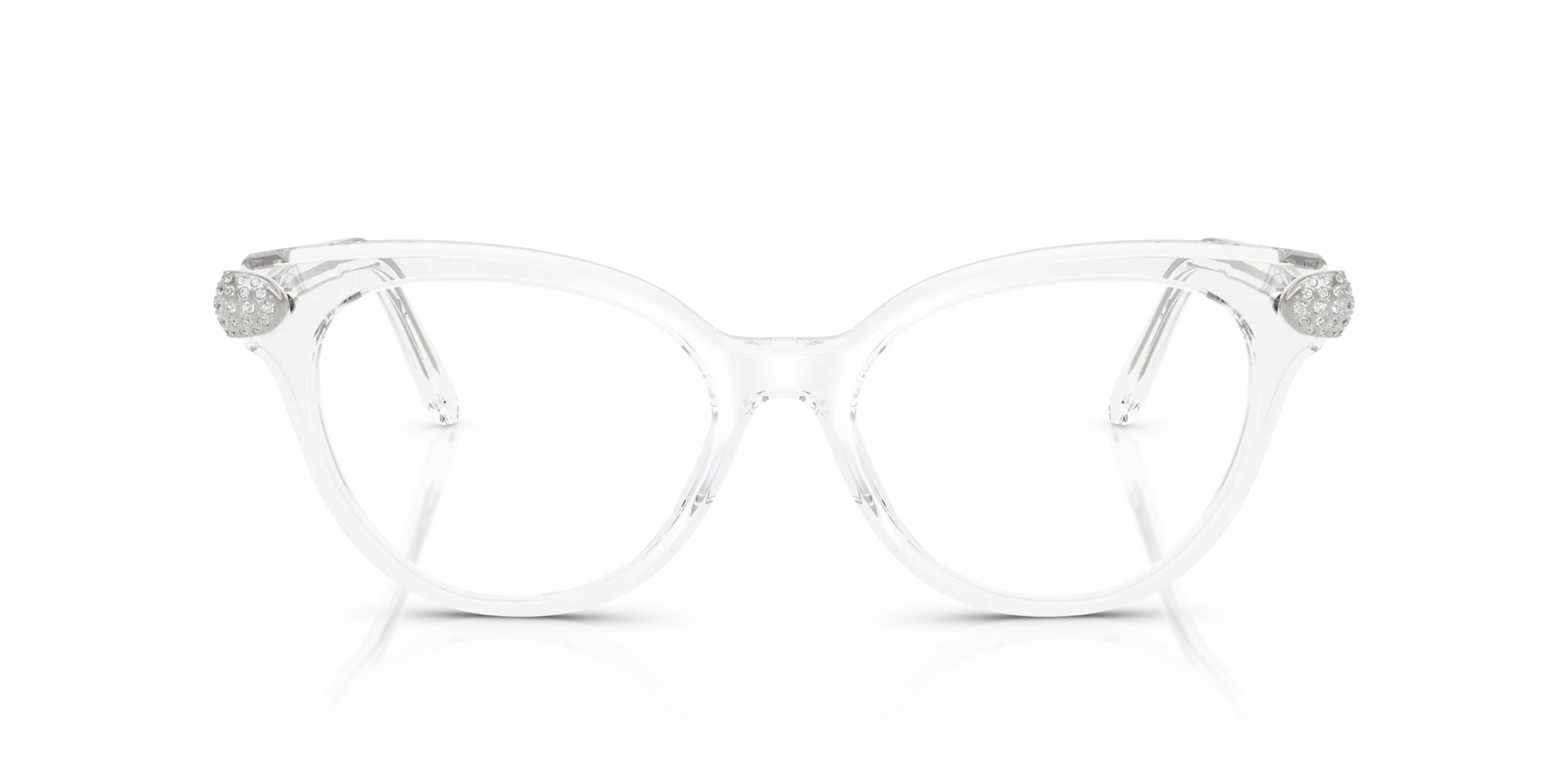 Swarovski SK2046 1027 Montature da vista Acetato Trasparente Pantos Normale - immagine 3