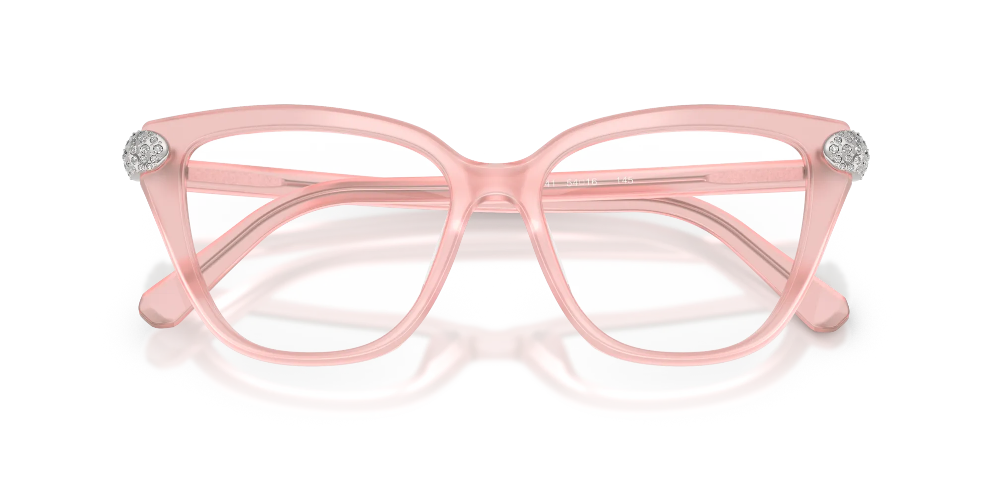 Swarovski SK2045 1041 Montature da vista Acetato Rosa Cat Eye Normale - immagine 2