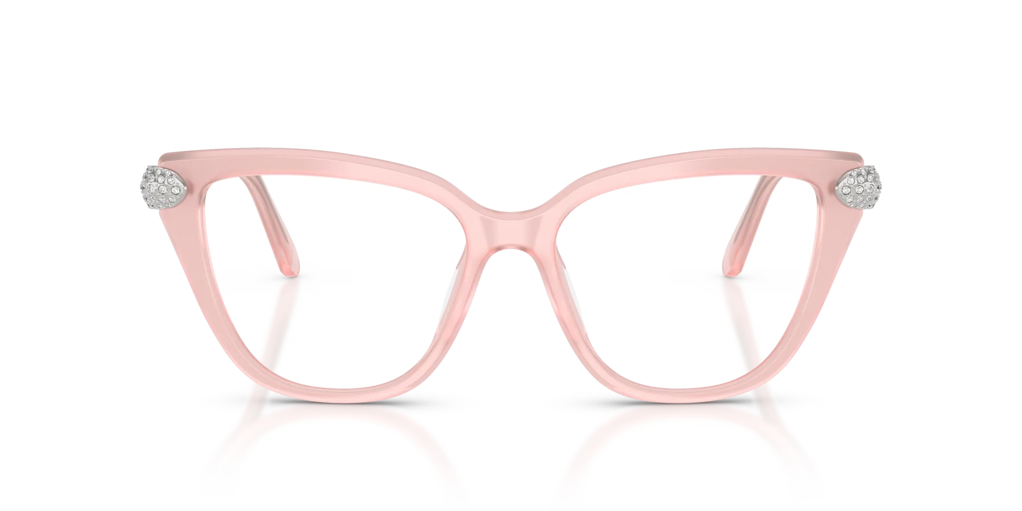 Swarovski SK2045 1041 Montature da vista Acetato Rosa Cat Eye Normale - immagine 3