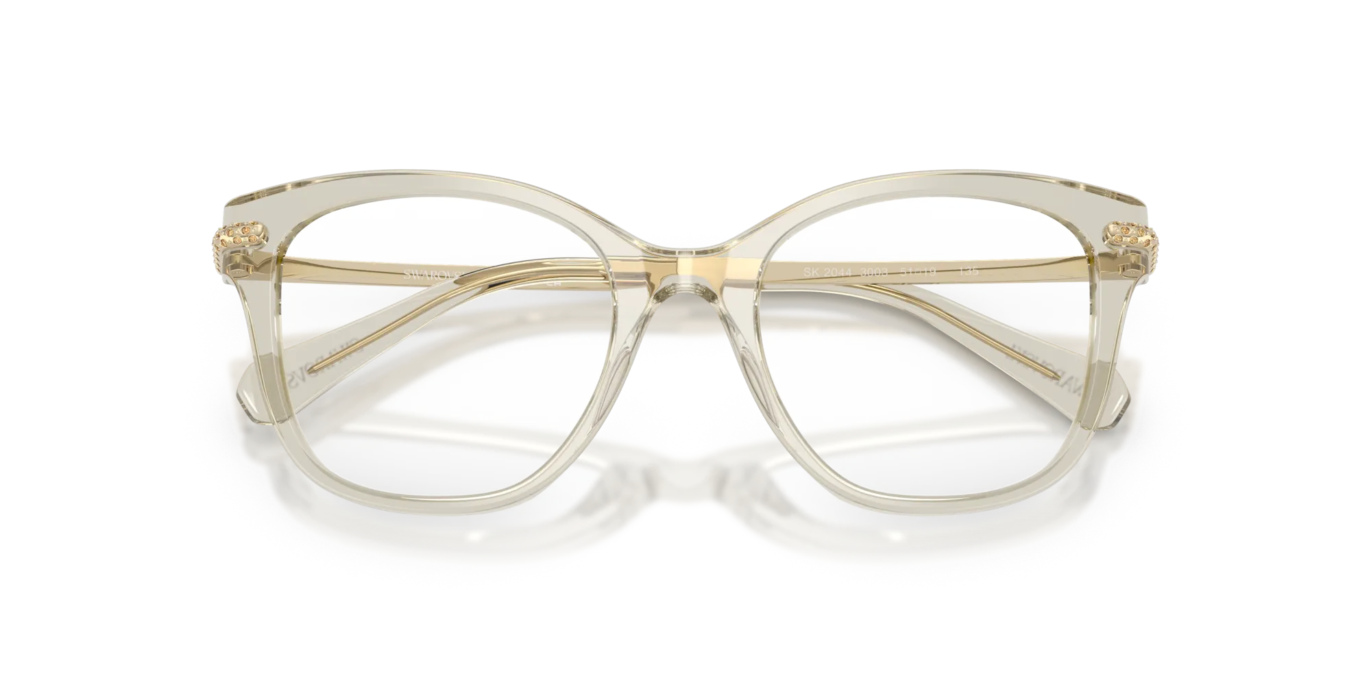 Swarovski SK2044 3003 Montature da vista Acetato Marrone Squadrata Normale - immagine 2