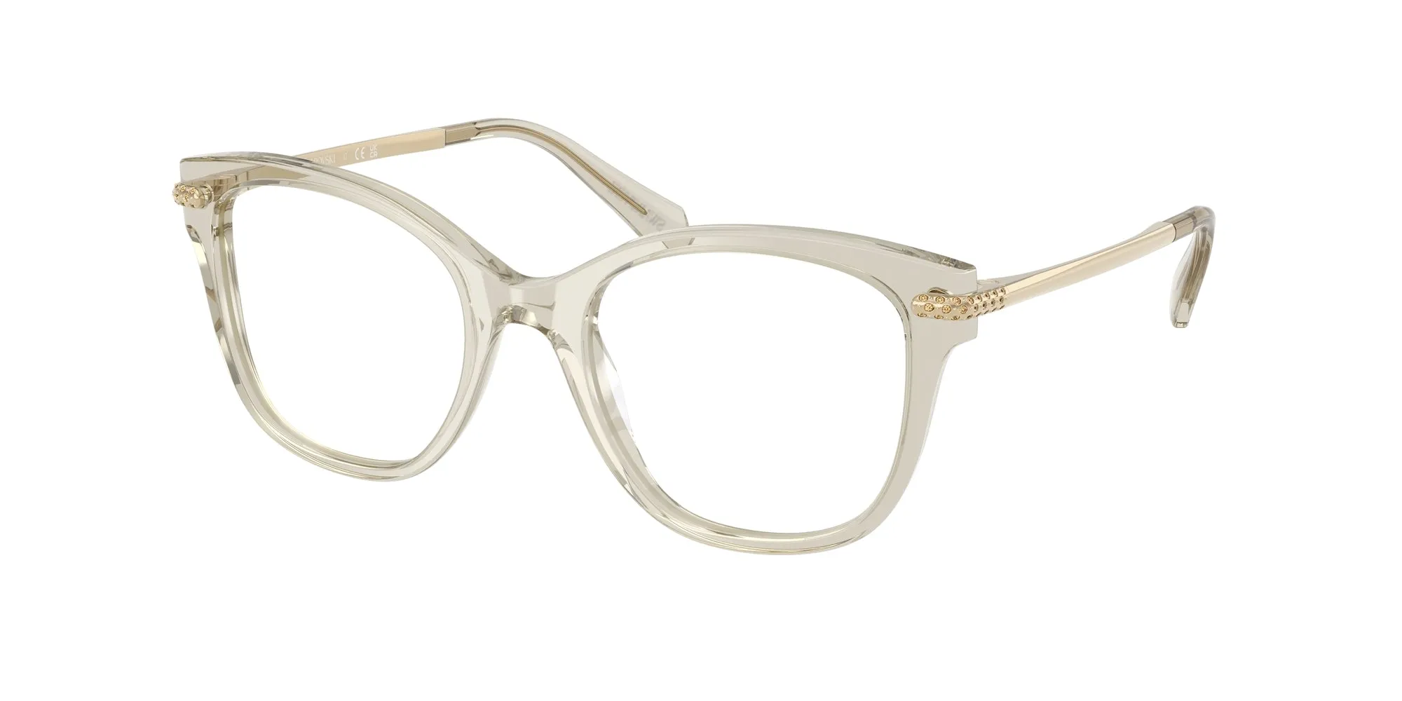 Swarovski SK2044 3003 Montature da vista Acetato Marrone Squadrata Normale - immagine 1