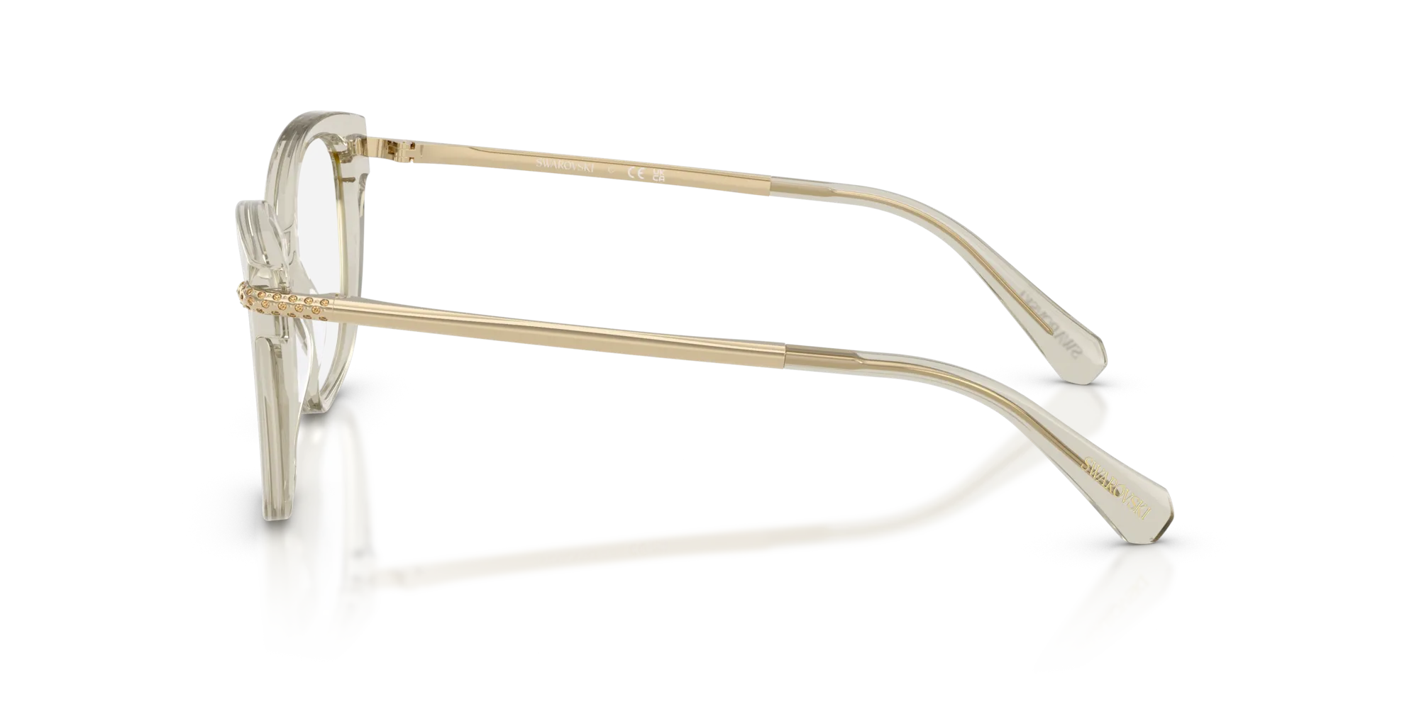 Swarovski SK2044 3003 Montature da vista Acetato Marrone Squadrata Normale - immagine 4