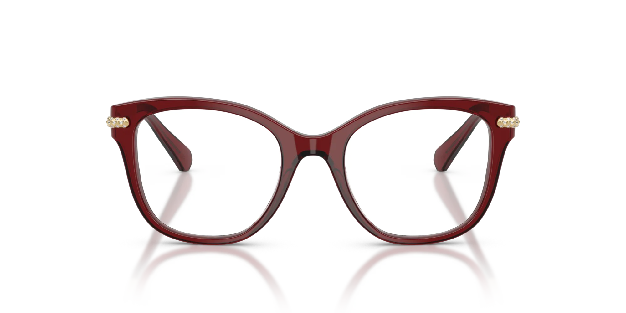 Swarovski SK2044 1073 Montature da vista Acetato Rosso Squadrata Normale - immagine 3