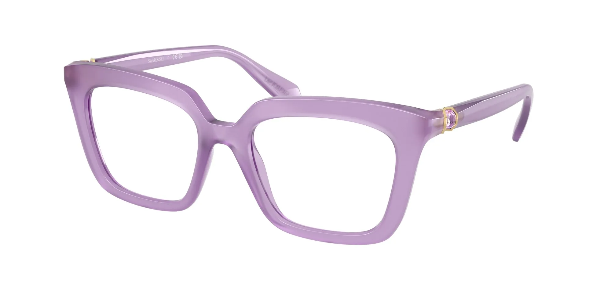 Swarovski SK2043 1075 Montature da vista Acetato Viola Squadrata Normale - immagine 1
