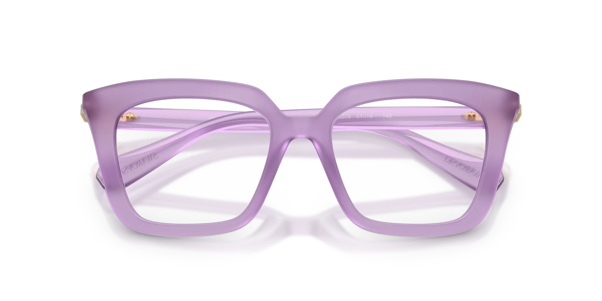 Swarovski SK2043 1075 Montature da vista Acetato Viola Squadrata Normale - immagine 2