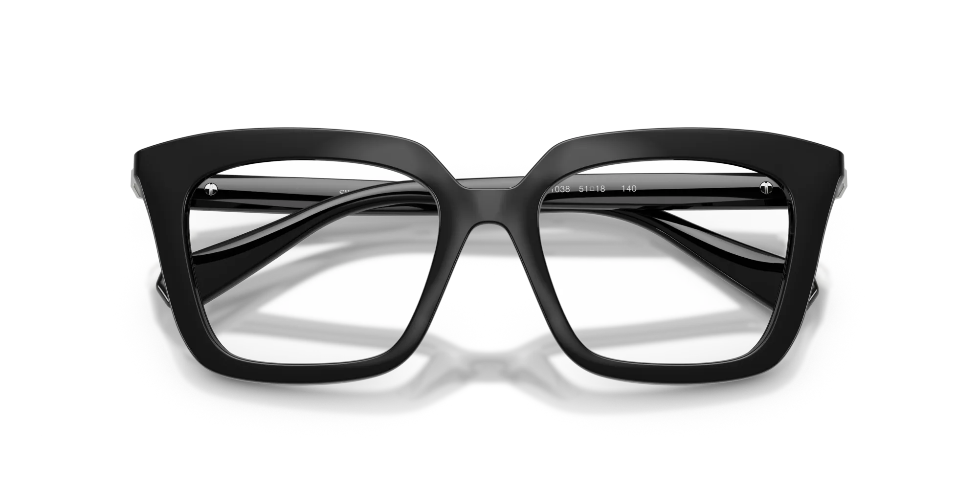 Swarovski SK2043 1038 Montature da vista Acetato Nero Squadrata Normale - immagine 2
