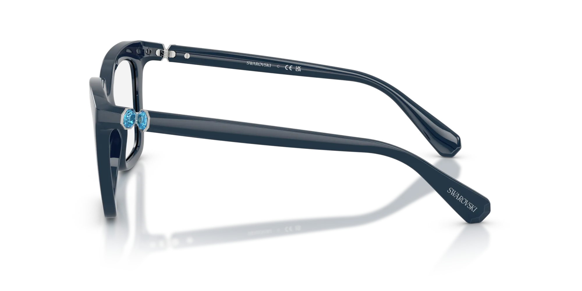 Swarovski SK2043 1004 Montature da vista Acetato Blu Squadrata Normale - immagine 4