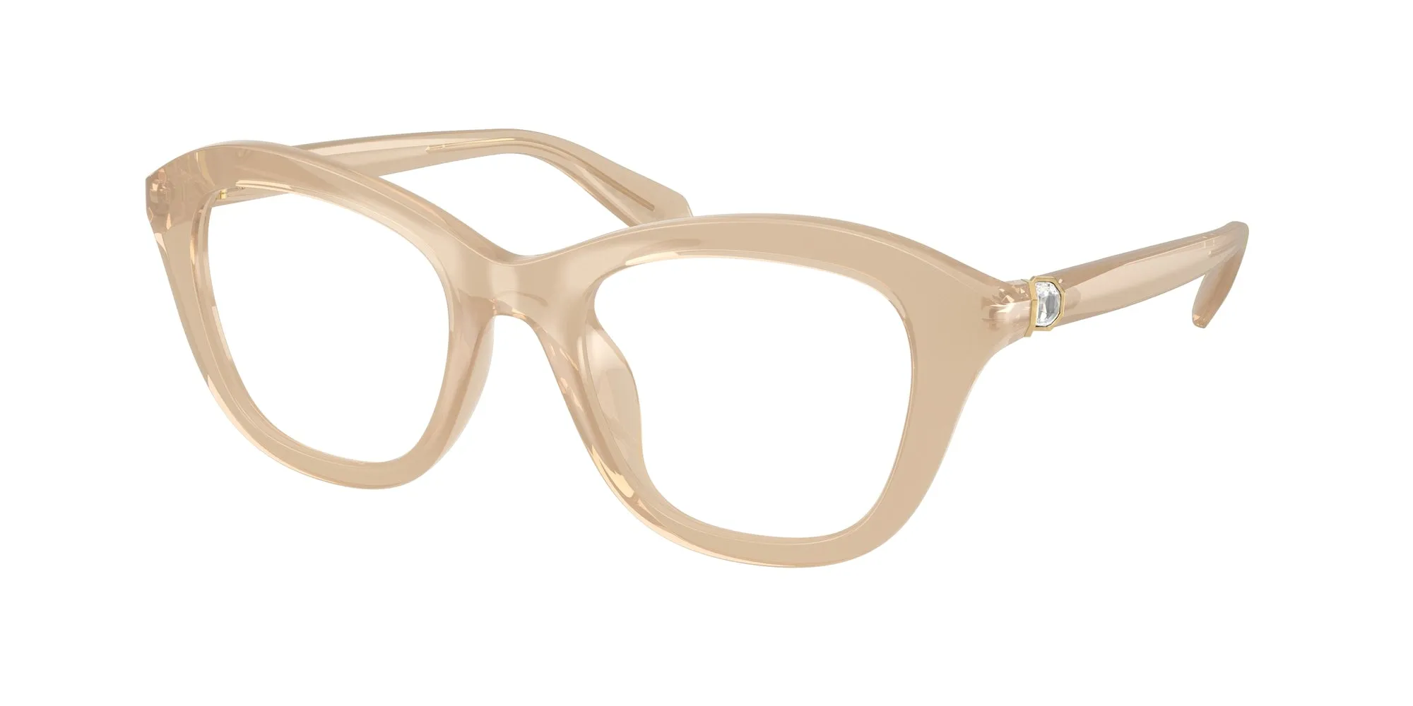 Swarovski SK2042U 1034 Montature da vista Iniettato Beige Cat Eye Normale - immagine 1