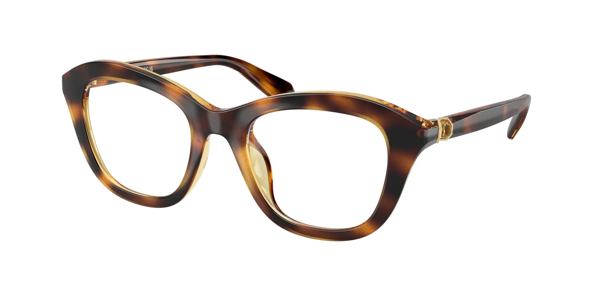 Swarovski SK2042U 1002 Montature da vista Iniettato Tartaruga Cat Eye Normale - immagine 1