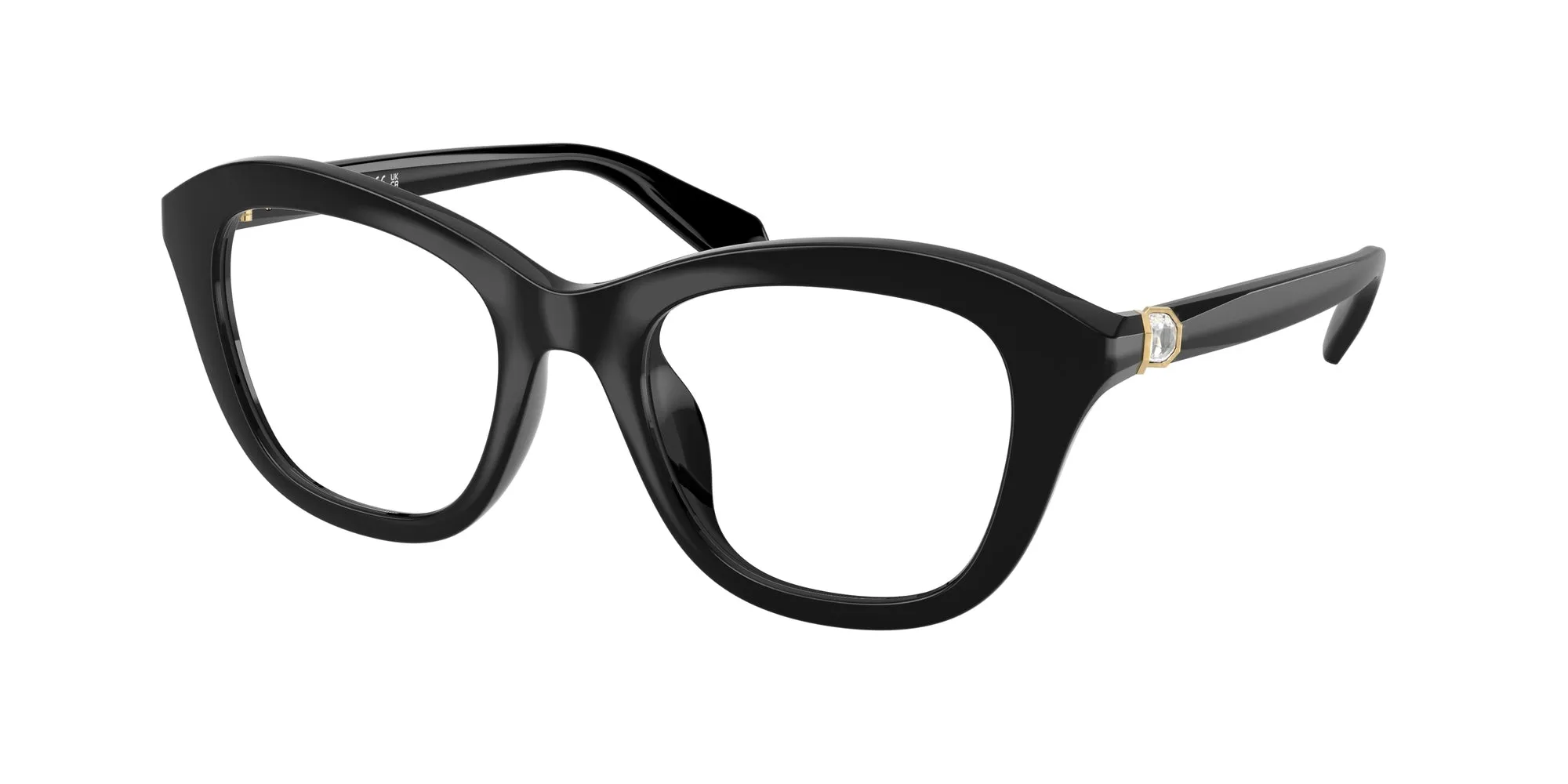 Swarovski SK2042U 1001 Montature da vista Iniettato Nero Cat Eye Normale - immagine 1