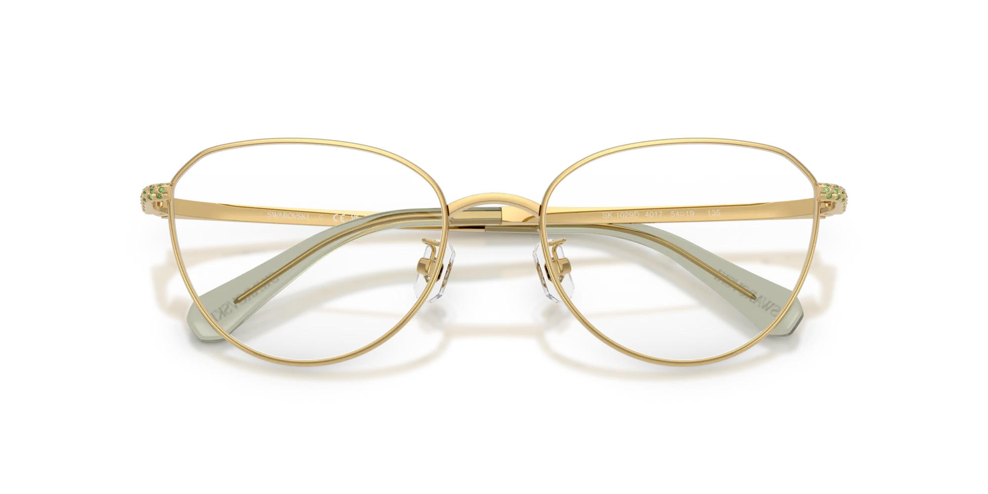 Swarovski SK1029D 4017 Montature da vista Metallo Oro Rotonda Normale - immagine 2
