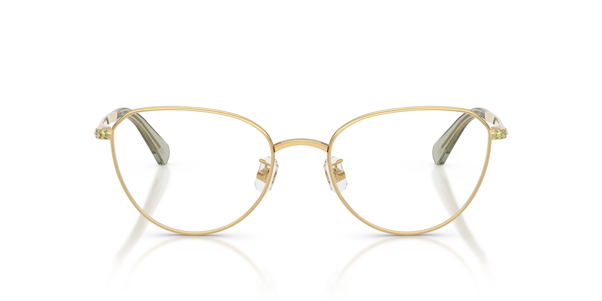Swarovski SK1029D 4017 Montature da vista Metallo Oro Rotonda Normale - immagine 3