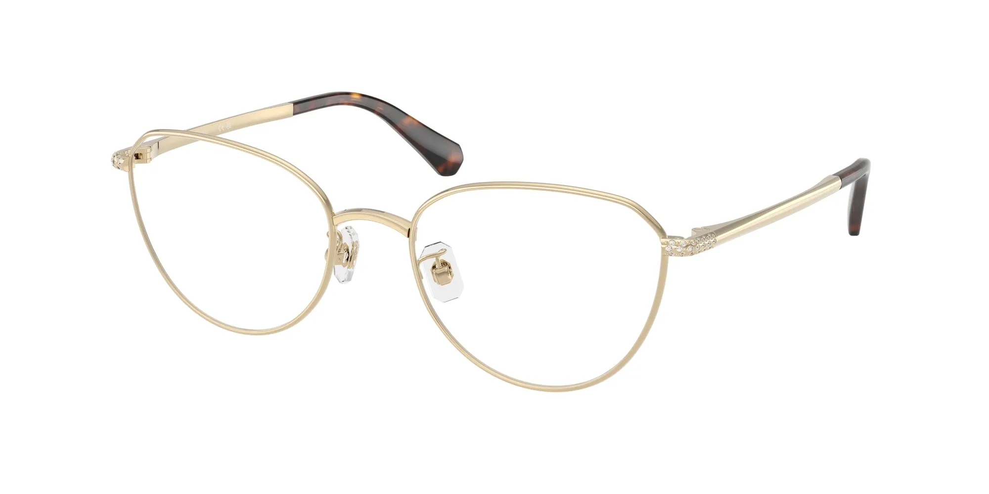 Swarovski SK1029D 4013 Montature da vista Metallo Oro Rotonda Normale - immagine 1