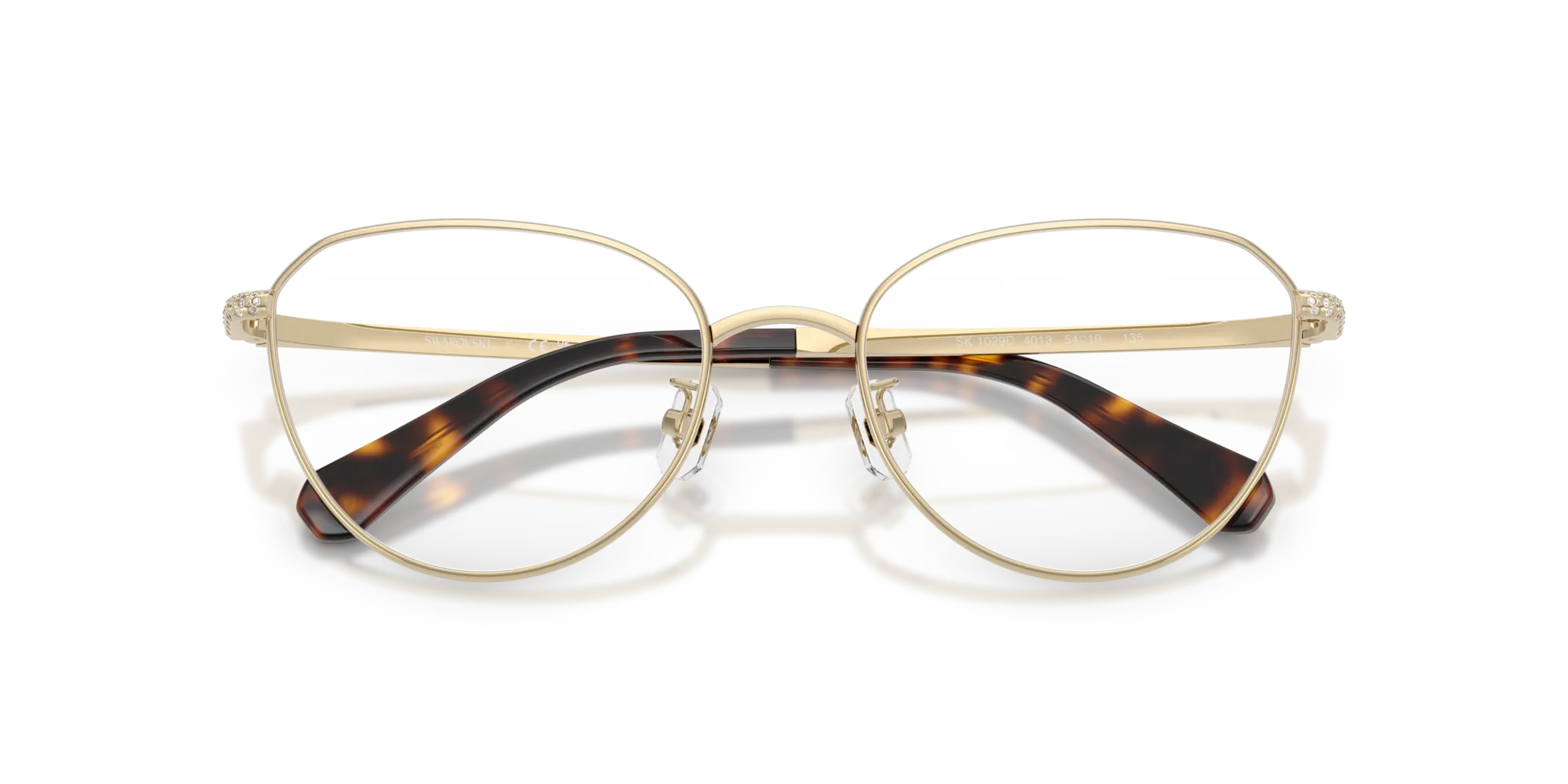 Swarovski SK1029D 4013 Montature da vista Metallo Oro Rotonda Normale - immagine 2