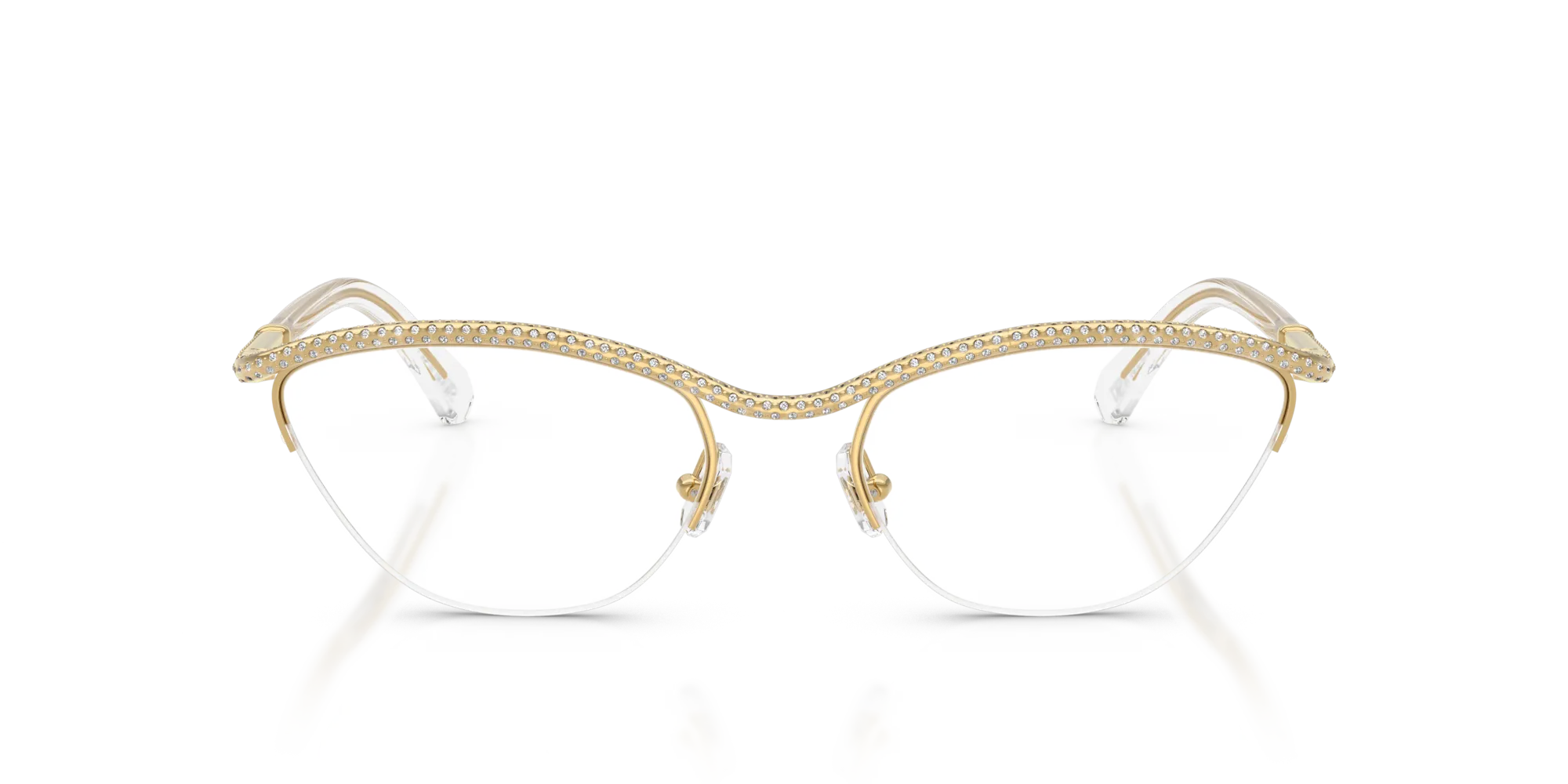 Swarovski SK1026 4004 Montature da vista Metallo Oro Rotonda Normale - immagine 3