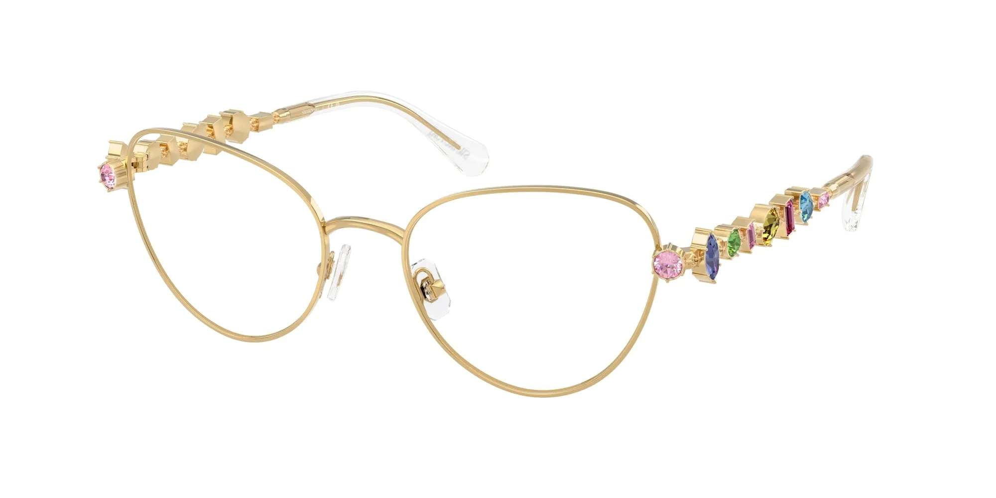 Swarovski SK1024 404M Montature da vista Metallo Oro Cat Eye Normale - immagine 1