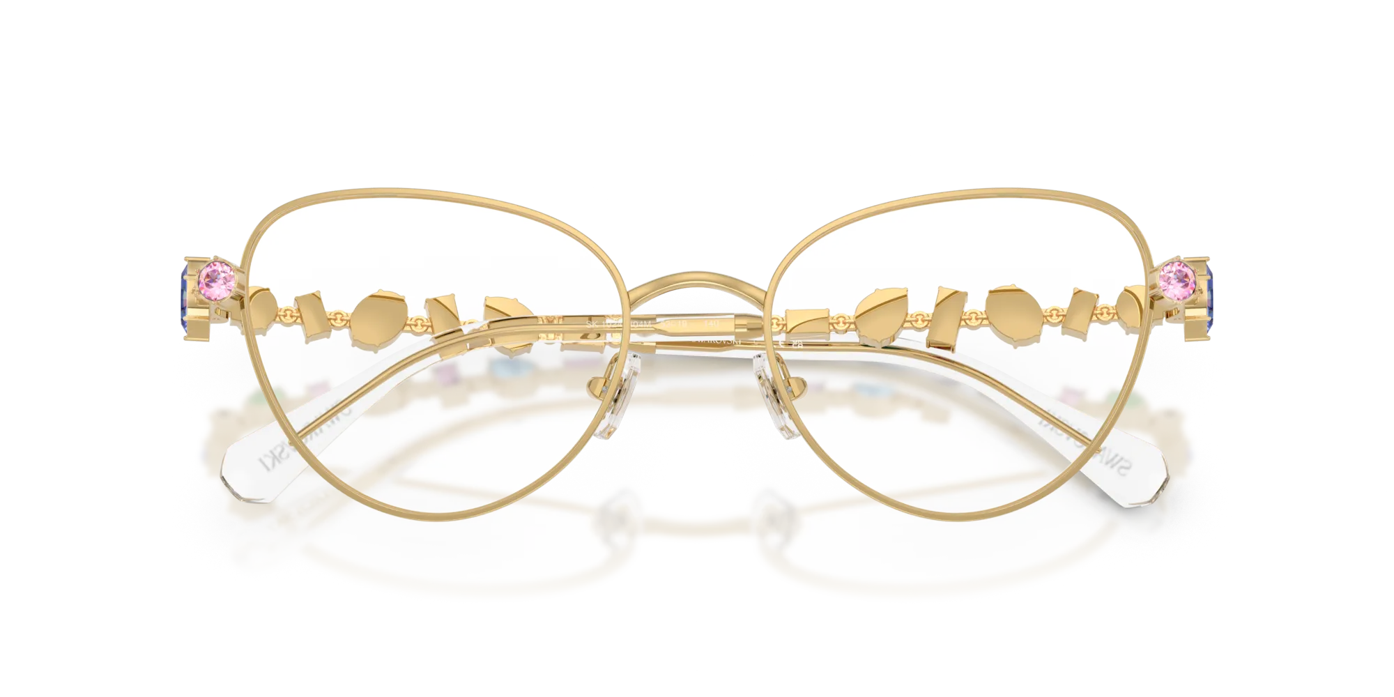 Swarovski SK1024 404M Montature da vista Metallo Oro Cat Eye Normale - immagine 2