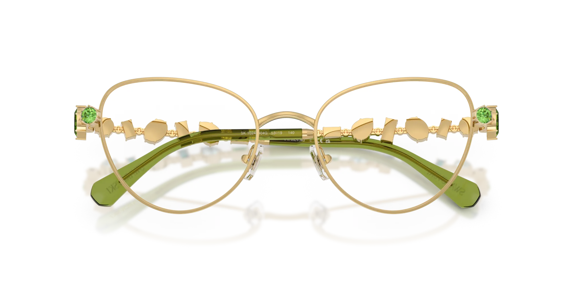Swarovski SK1024 404G Montature da vista Metallo Oro Cat Eye Normale - immagine 2