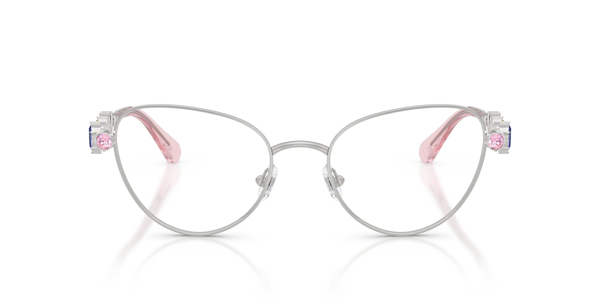 Swarovski SK1024 401M Montature da vista Metallo Argento Cat Eye Normale - immagine 3