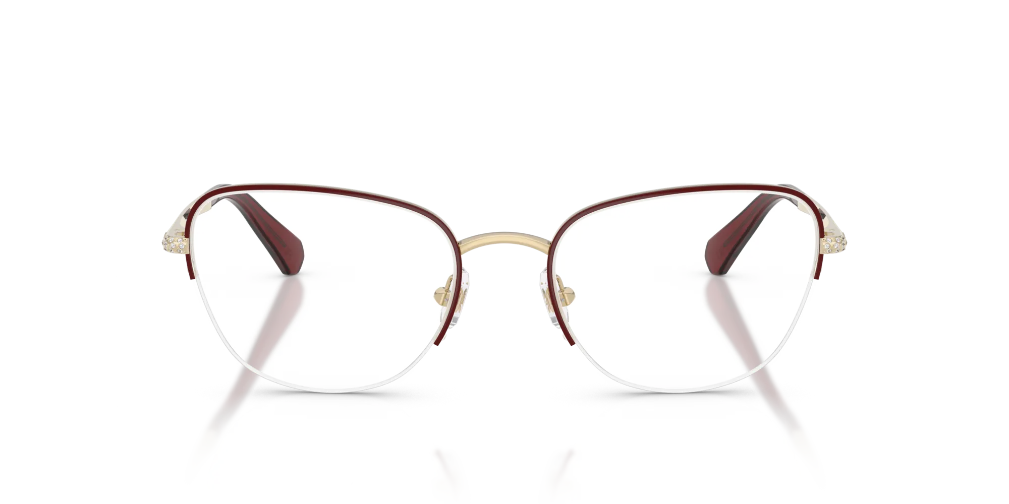 Swarovski SK1023 4038 Montature da vista Metallo Oro Cat Eye Normale - immagine 3