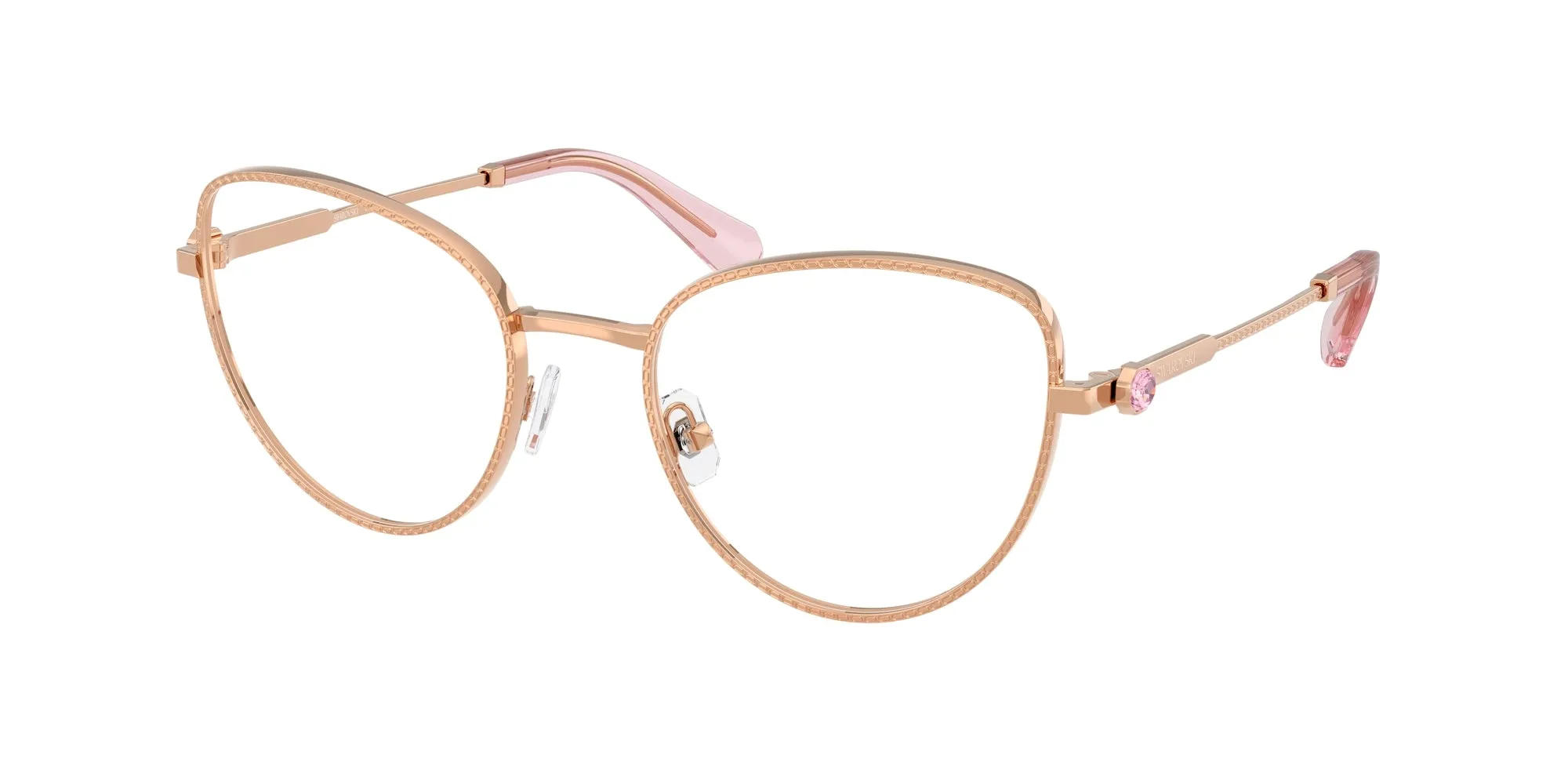 Swarovski SK1022 4014 Montature da vista Metallo Oro Cat Eye Normale - immagine 1