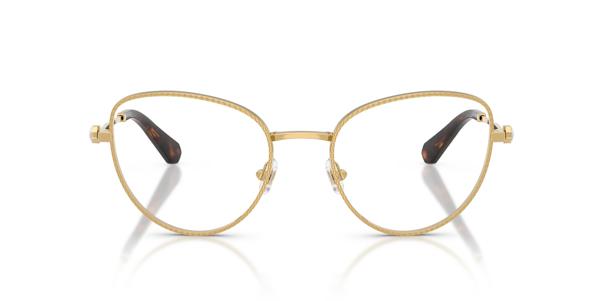 Swarovski SK1022 4004 Montature da vista Metallo Oro Cat Eye Normale - immagine 3