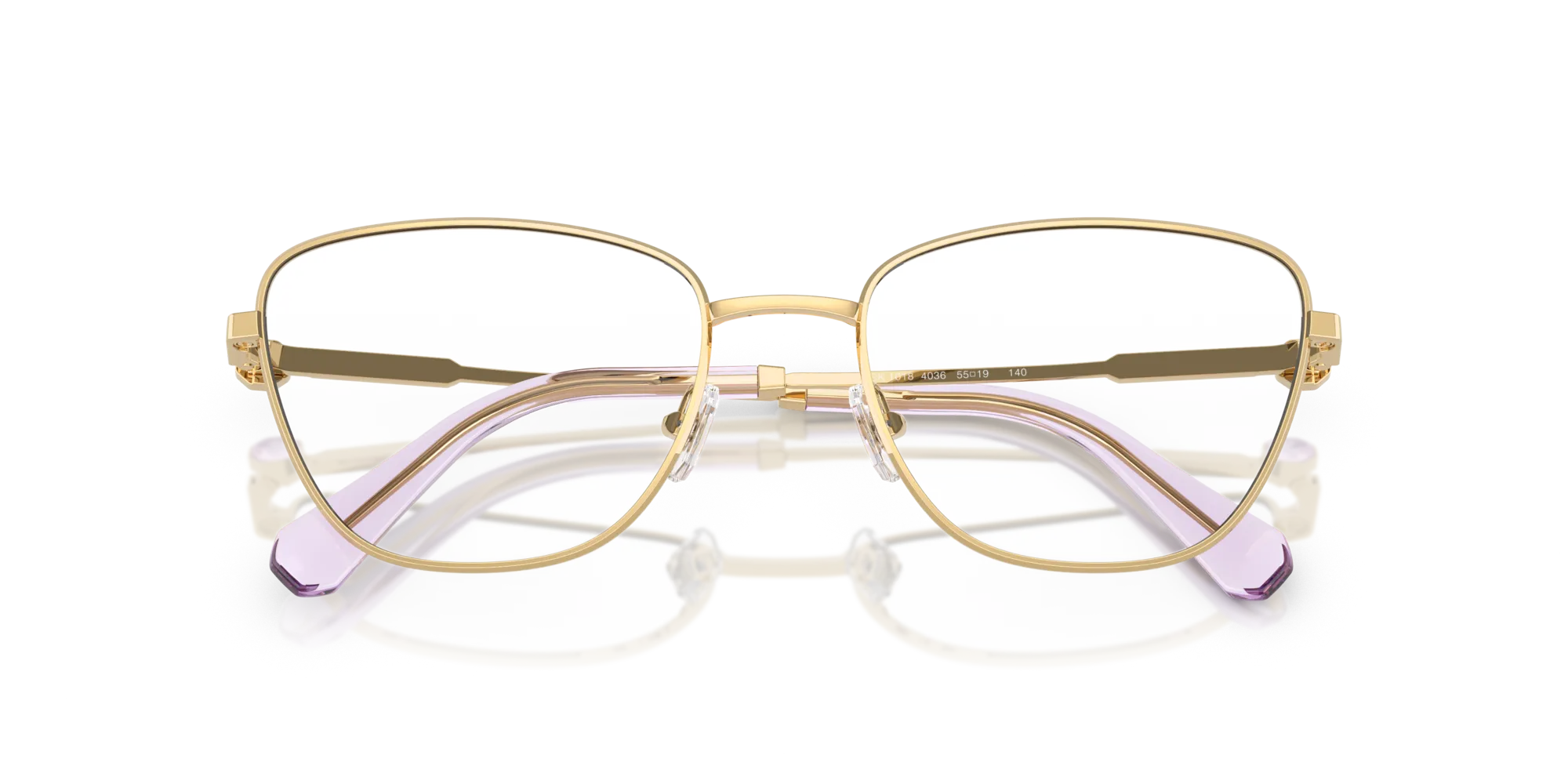 Swarovski SK1018 4036 Montature da vista Metallo Oro Cat Eye Normale - immagine 2