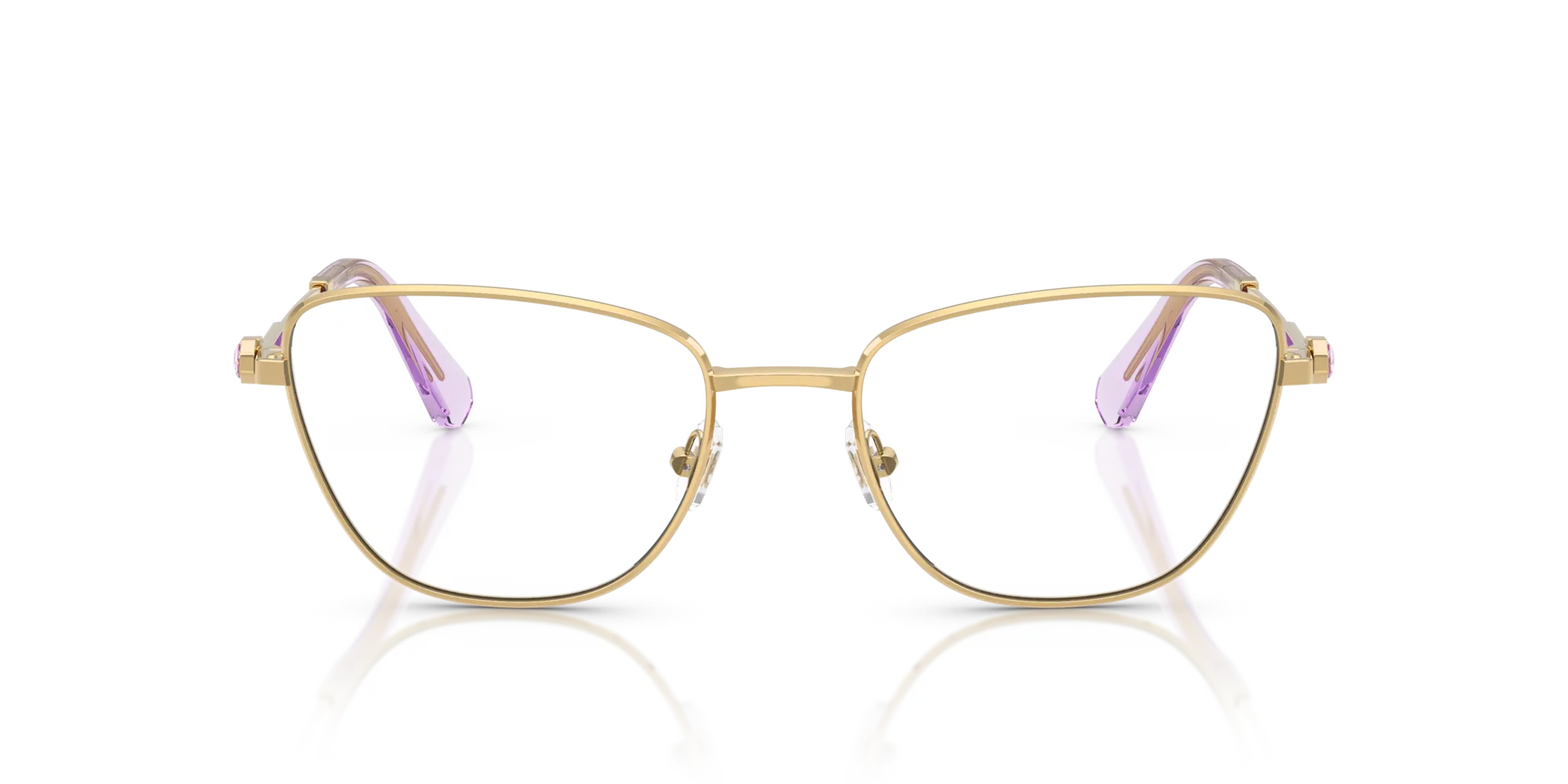 Swarovski SK1018 4036 Montature da vista Metallo Oro Cat Eye Normale - immagine 3