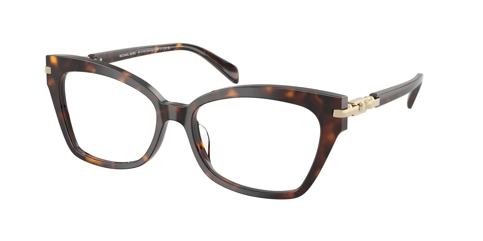 Michael Kors MK4146U MONTEGO BAY 3006 Montature da vista Acetato Tartaruga Squadrata Normale - immagine 1