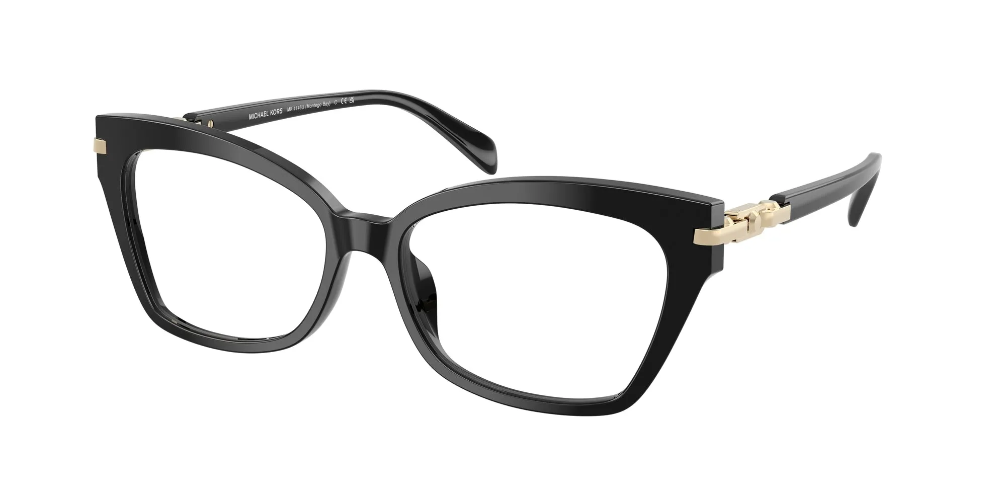 Michael Kors MK4146U MONTEGO BAY 3005 Montature da vista Acetato Nero Squadrata Normale - immagine 1