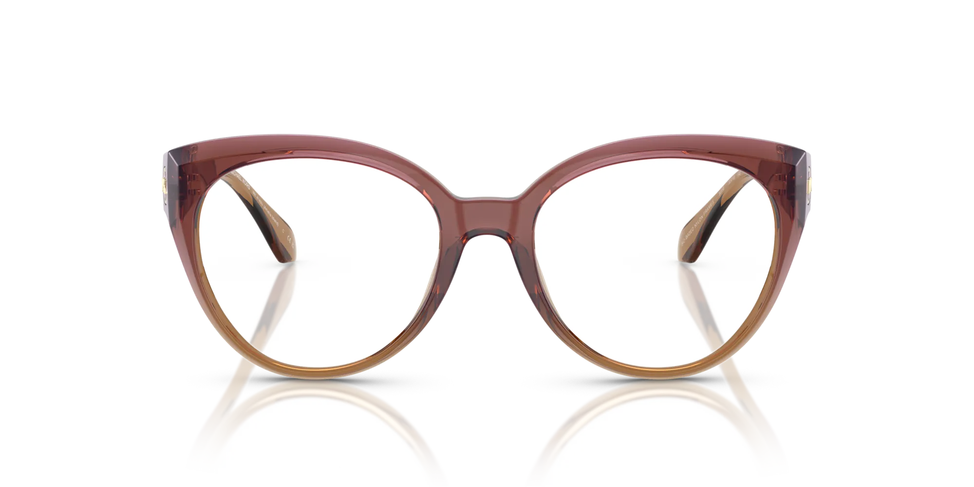 Michael Kors MK4145U AMELIA ISLAND 3256 Montature da vista Iniettato Rosa Rotonda Normale - immagine 3